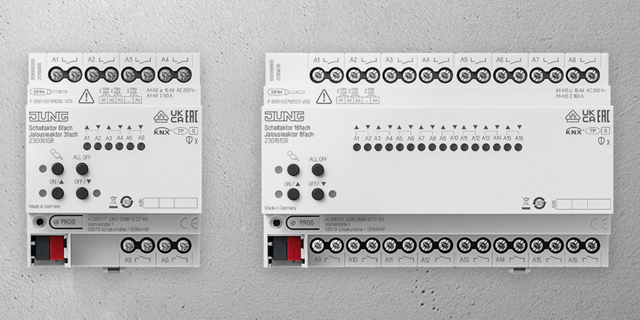 KNX Schalt- und Jalousieaktoren bei ISM Energy GmbH in Bitterfeld