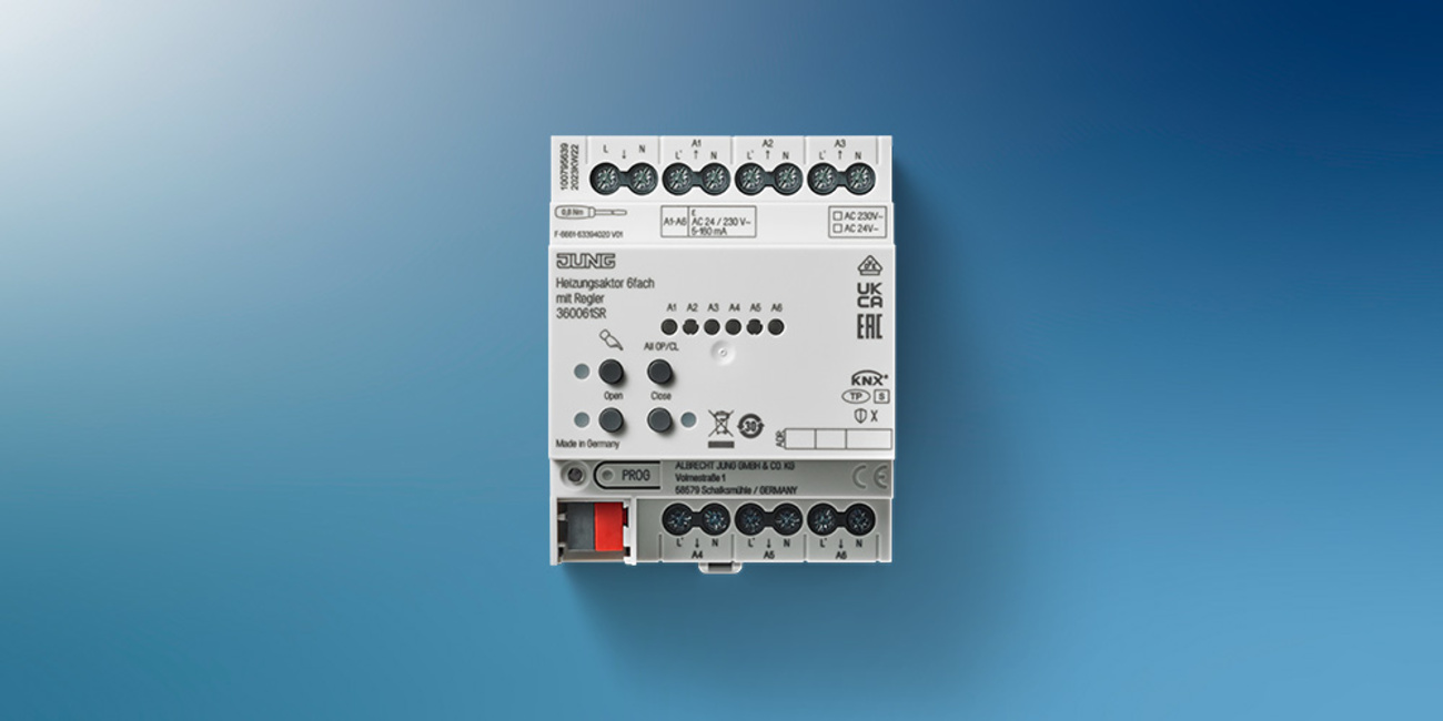 KNX Heizungsaktor 6-fach bei ISM Energy GmbH in Bitterfeld