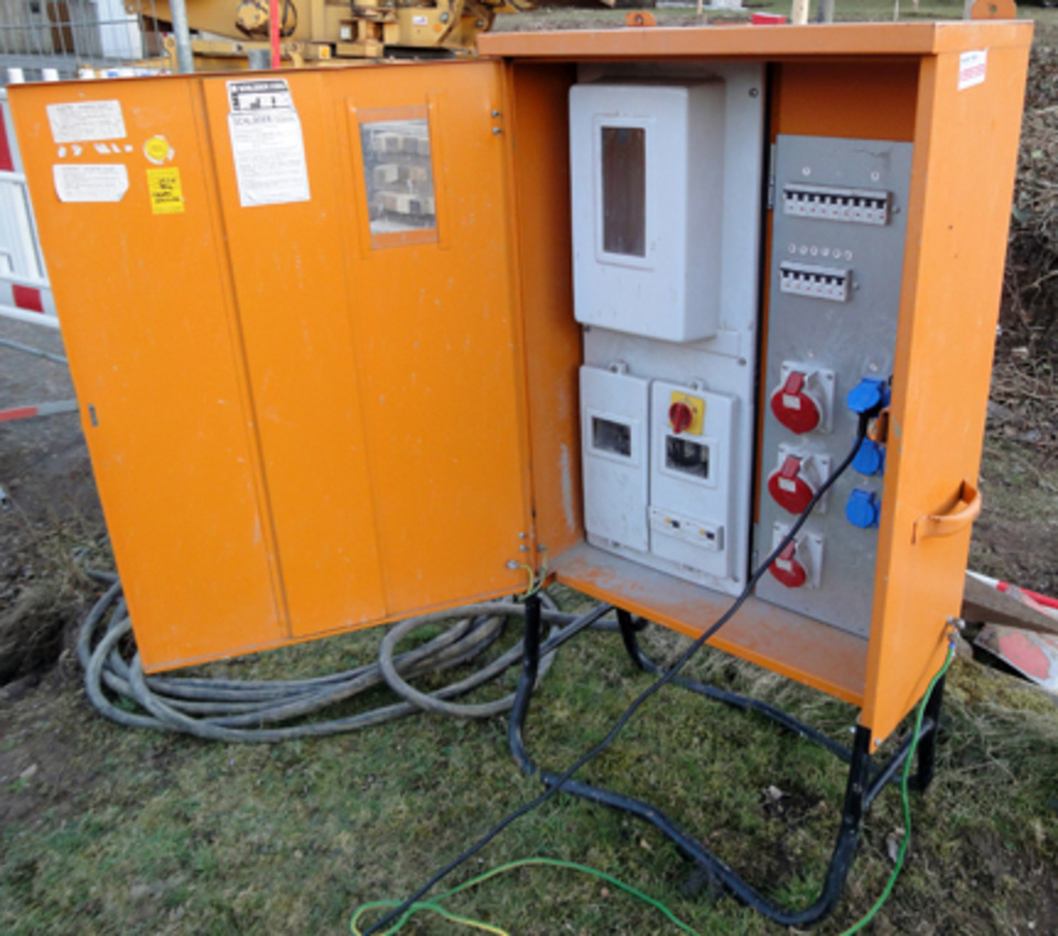 Baustromkasten bei ISM Energy GmbH in Bitterfeld